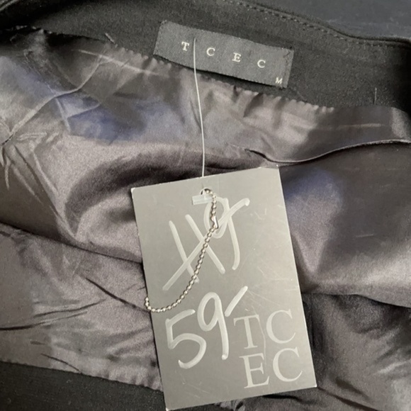 TCEC Black Studded Mini Stretch Skirt NWT Sx S - Picture 3 of 3